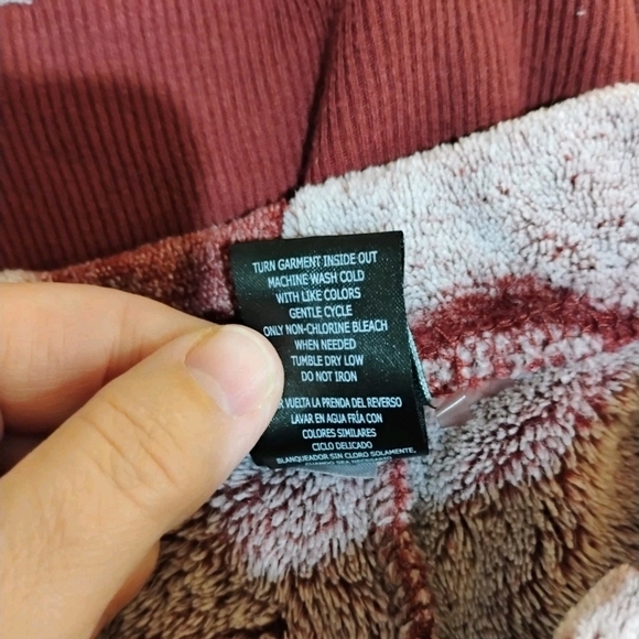 Disney Maroon and Cream Mickey Mouse Pajama Set - Picture 12 of 16